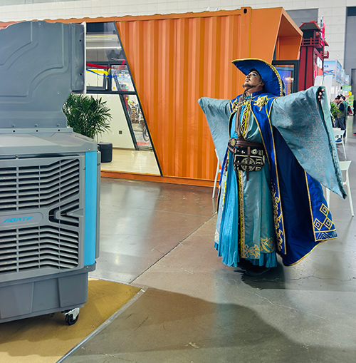 可以移动的冷风机：灵活高效的工业局部降温优选设备